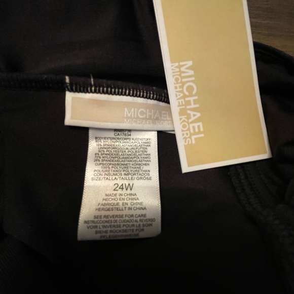 BNWT Michael Kors Plus Size Swimsuit - Picture 9 of 12